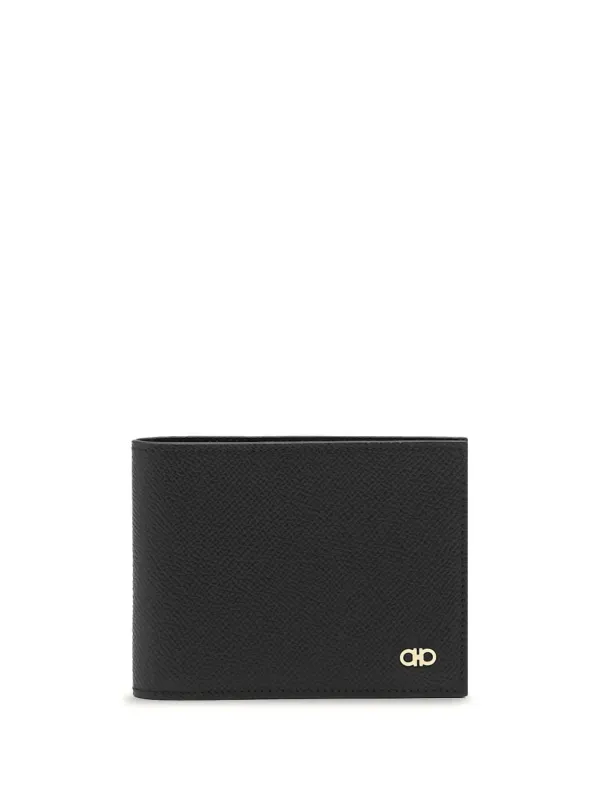Micro Gancio Leather Wallet made by Salvatore Ferragamo