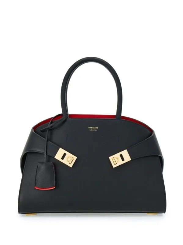 Hug Small Leather Handbag made by Salvatore Ferragamo