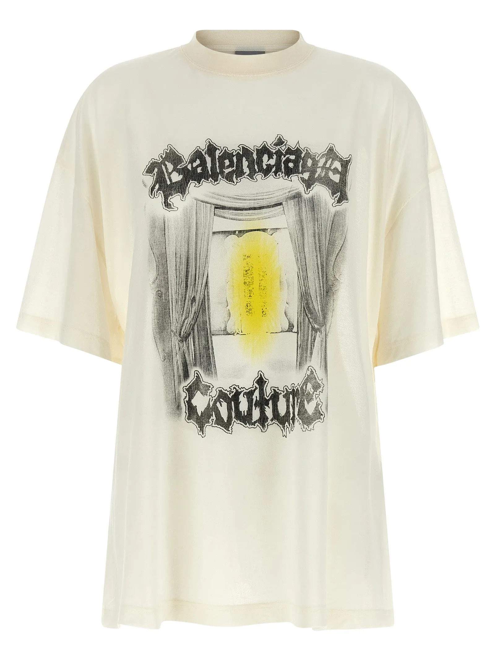 Shaped Salon De Couture T-Shirt White sold by Wanan Luxury