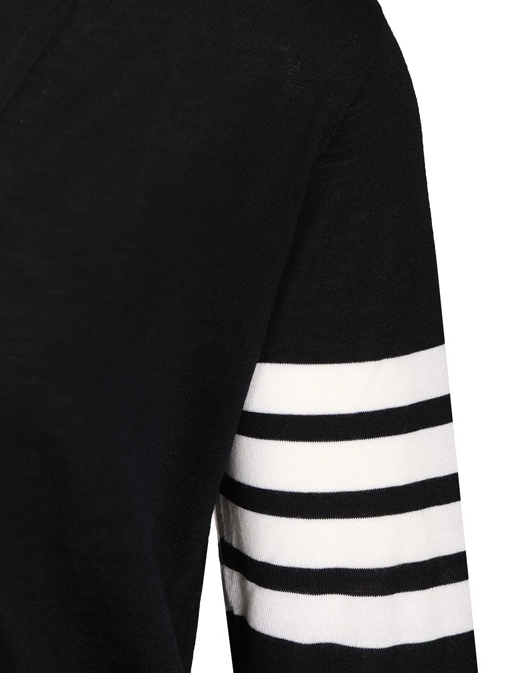 Classic 4-Barrelled Merino Wool Cardigan Knitwear Blue sold by Wanan Luxury product image thumbnail 5