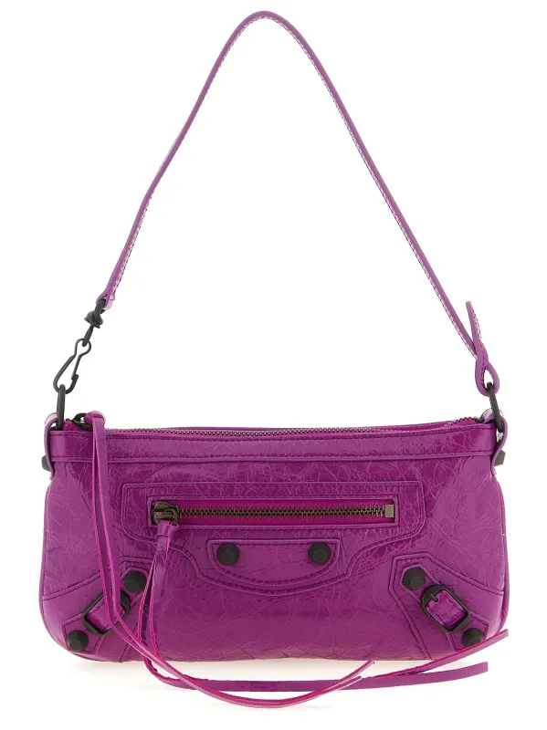 Le City Clutch Purple made by Balenciaga