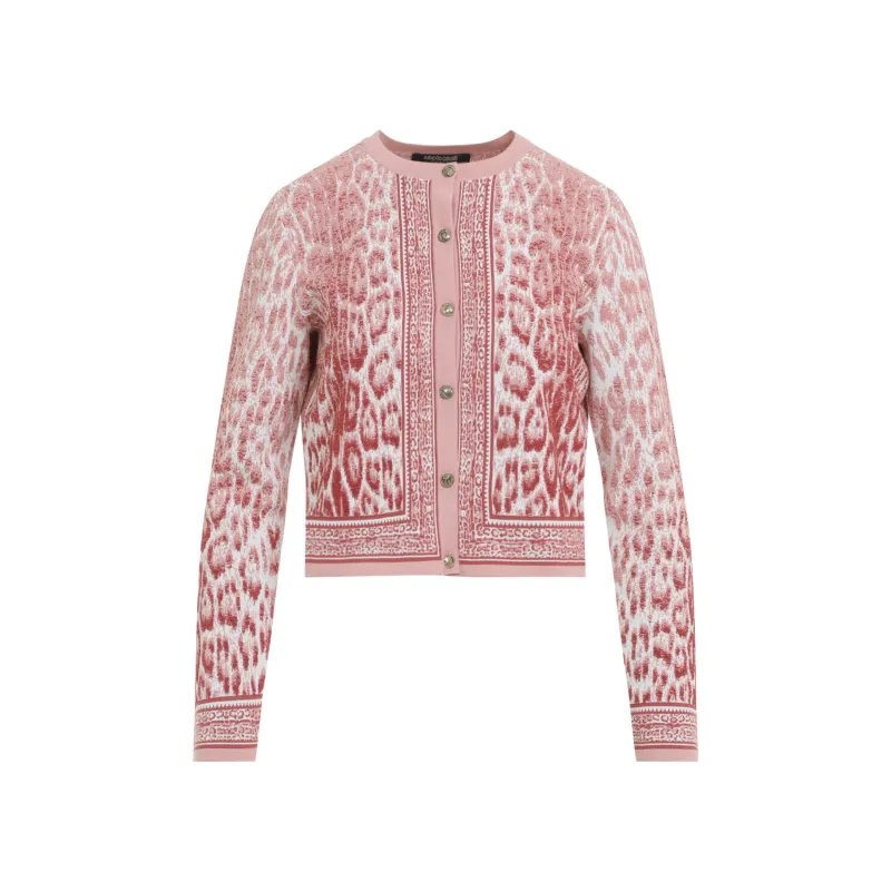 Cardigan Pink & Purple made by Roberto Cavalli