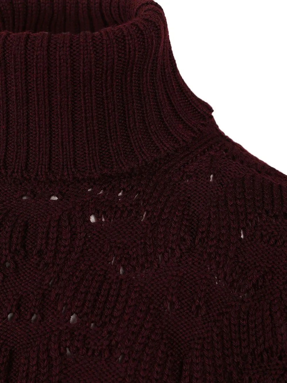Turtleneck Sweater Knitwear Bordeaux sold by Wanan Luxury product image thumbnail 5