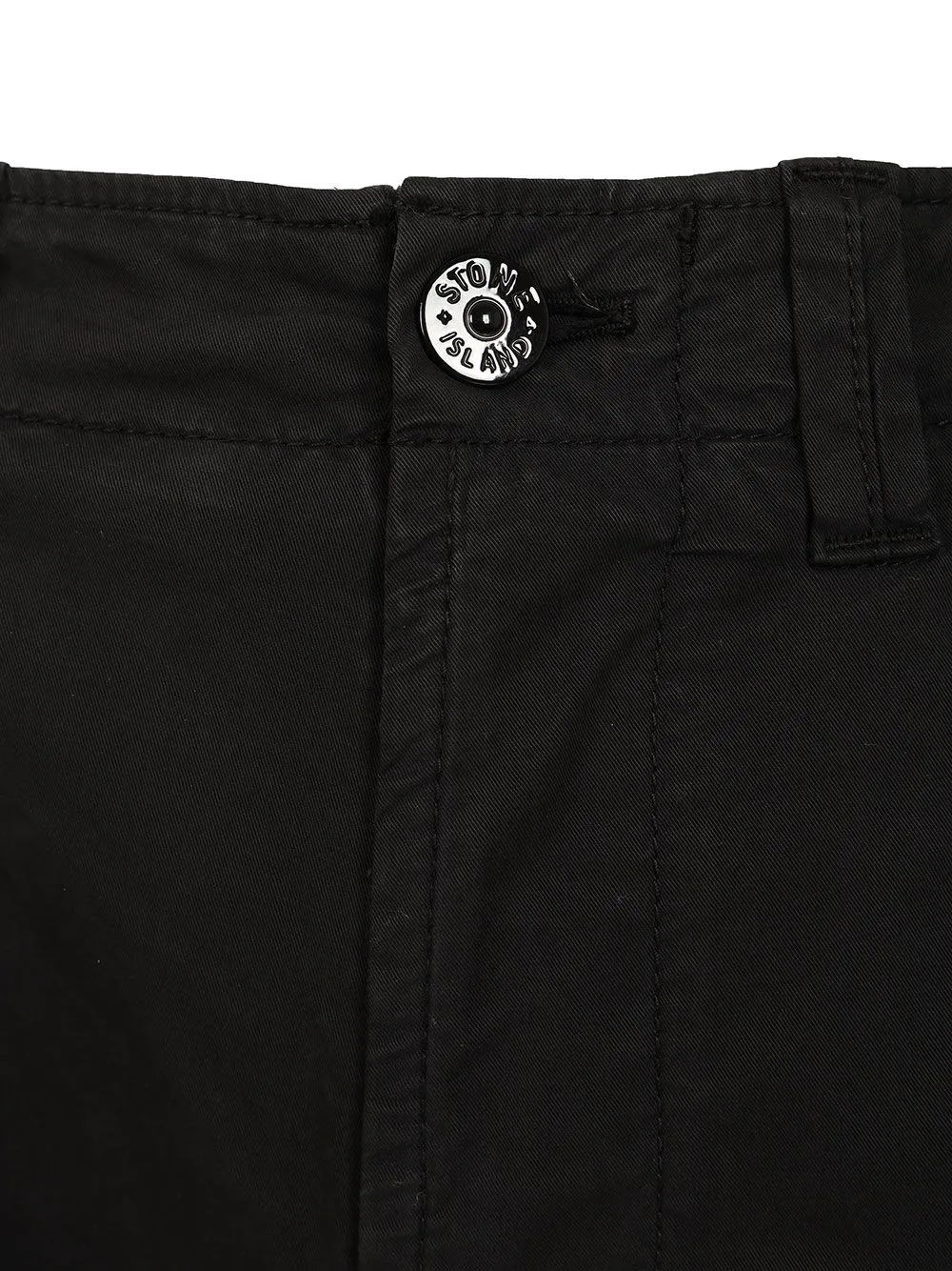 Stretch Organic Cotton Twill Cargo Trousers Black sold by Wanan Luxury product image thumbnail 4