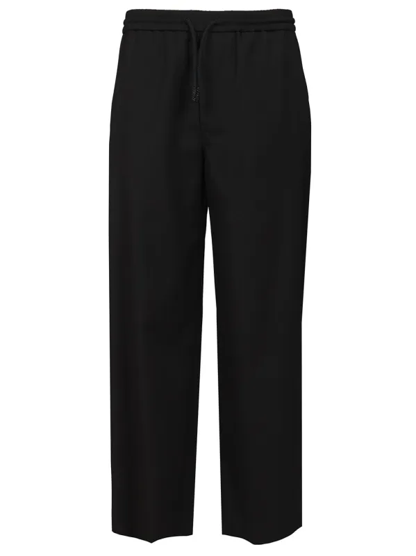 Drawstring Trousers Black made by Loewe