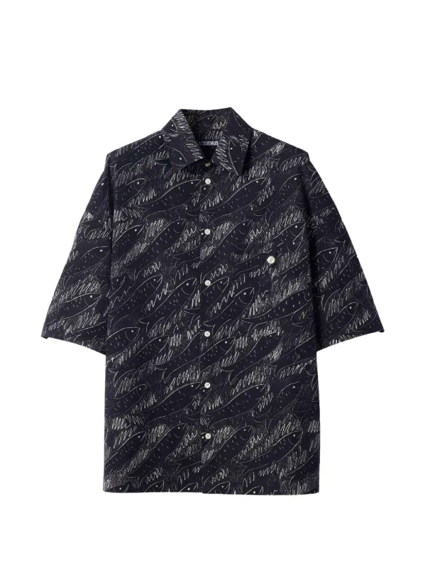Logo Cotton Shirt made by Jacquemus