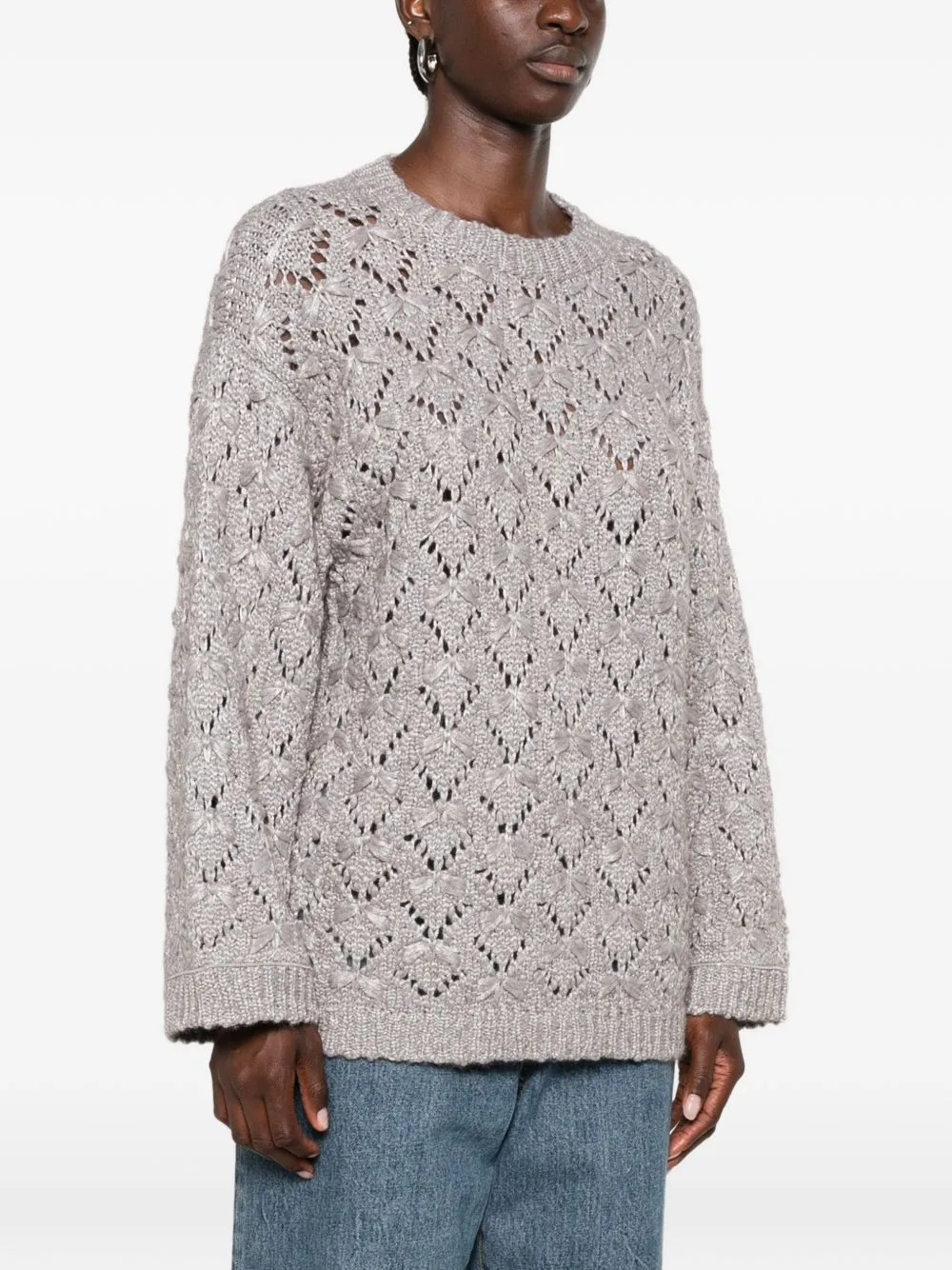 Wool Crewneck Sweater sold by Wanan Luxury product image thumbnail 4