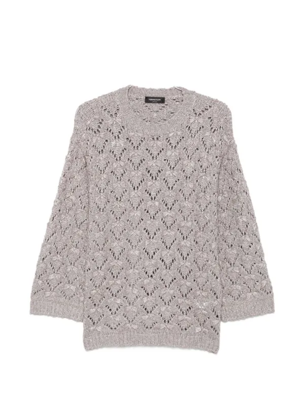 Wool Crewneck Sweater made by Fabiana Filippi