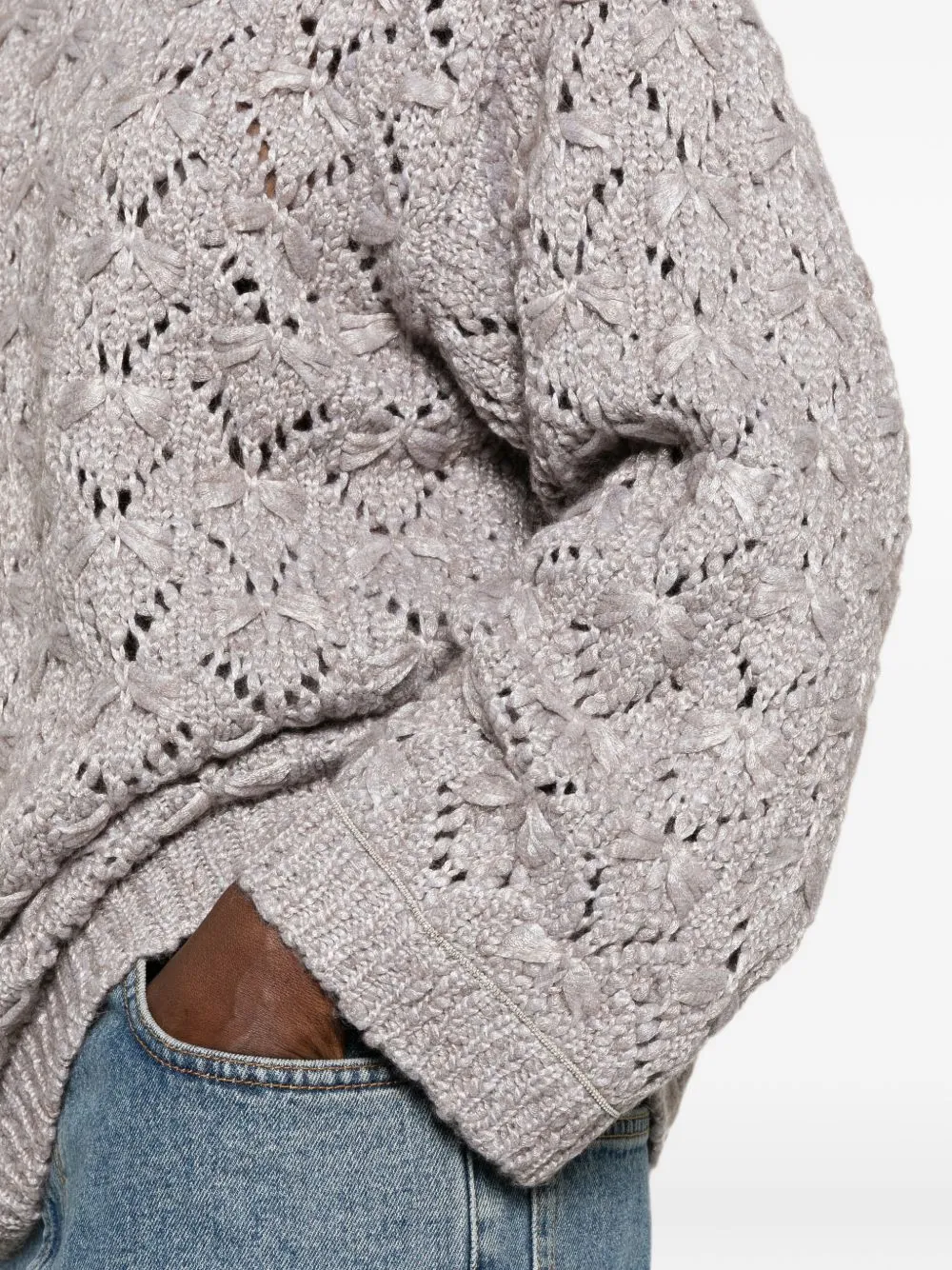 Wool Crewneck Sweater sold by Wanan Luxury product image thumbnail 2