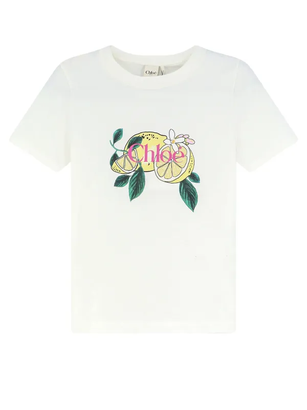 Cotton T-Shirt made by Chloe