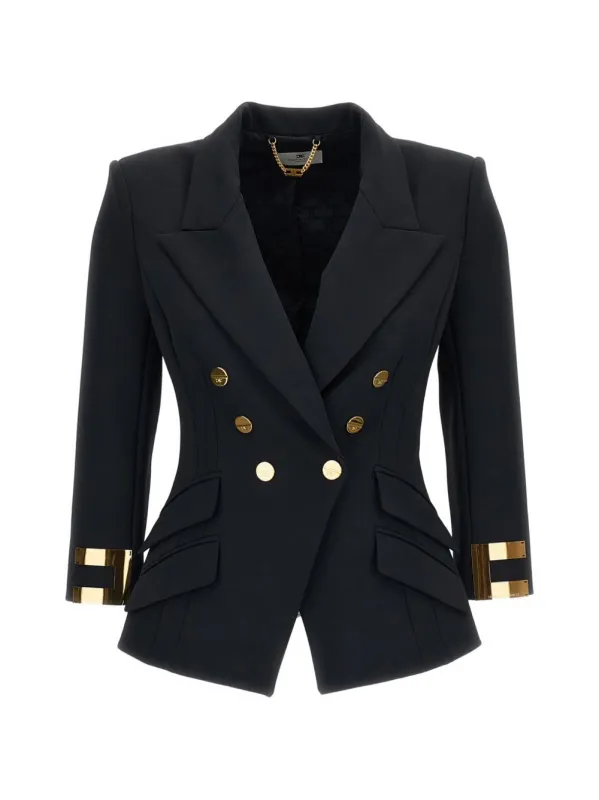 Double-Breasted Blazer Jacket made by Elisabetta Franchi
