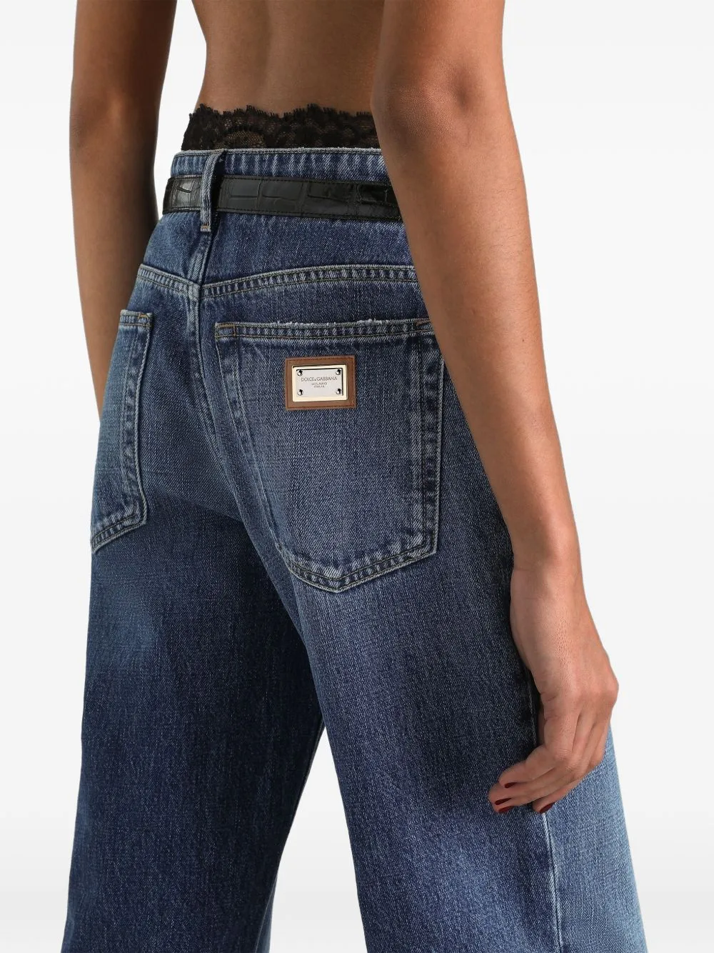 Denim Cotton Jeans sold by Wanan Luxury product image thumbnail 3