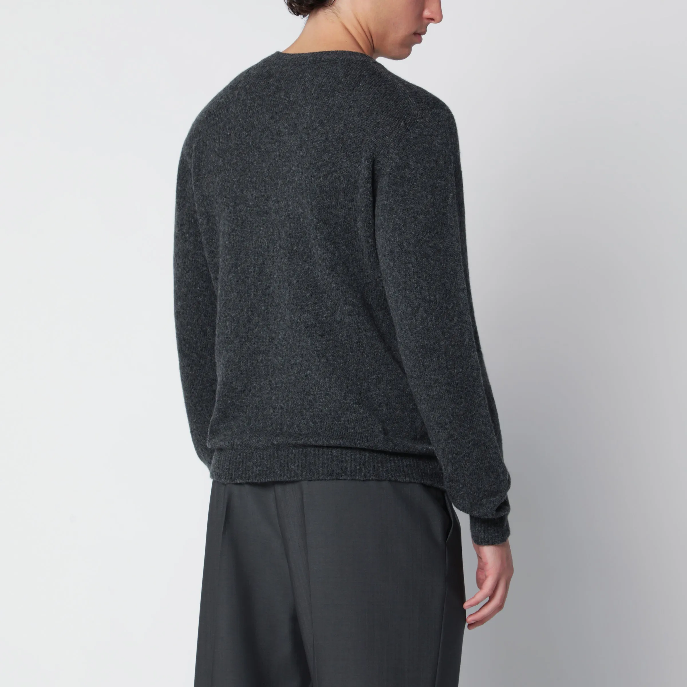 Anthracite Grey Wool-Blend Sweater sold by Wanan Luxury product image thumbnail 3