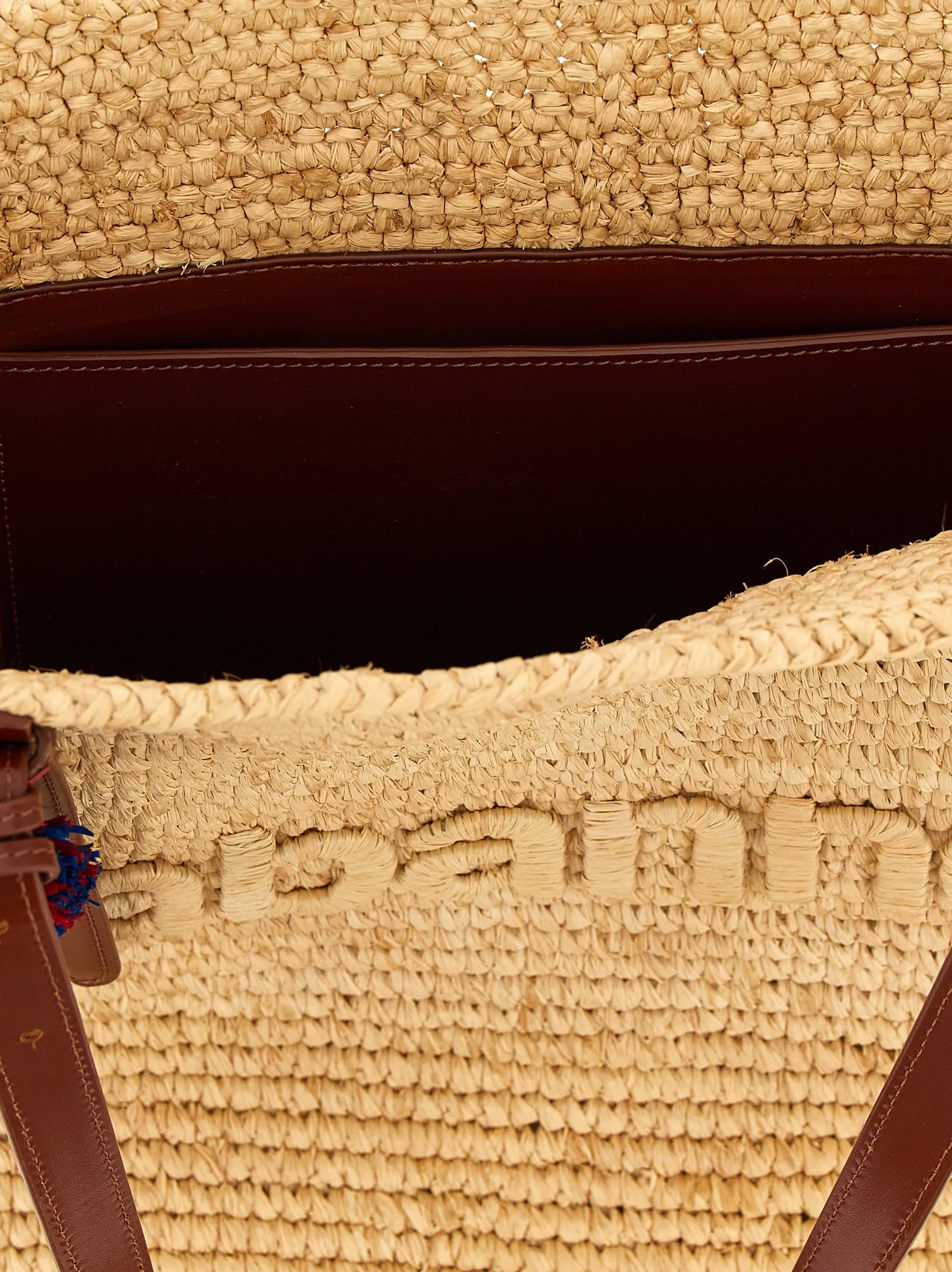 Natural Raffia Tote Bag Beige sold by Wanan Luxury product image thumbnail 4