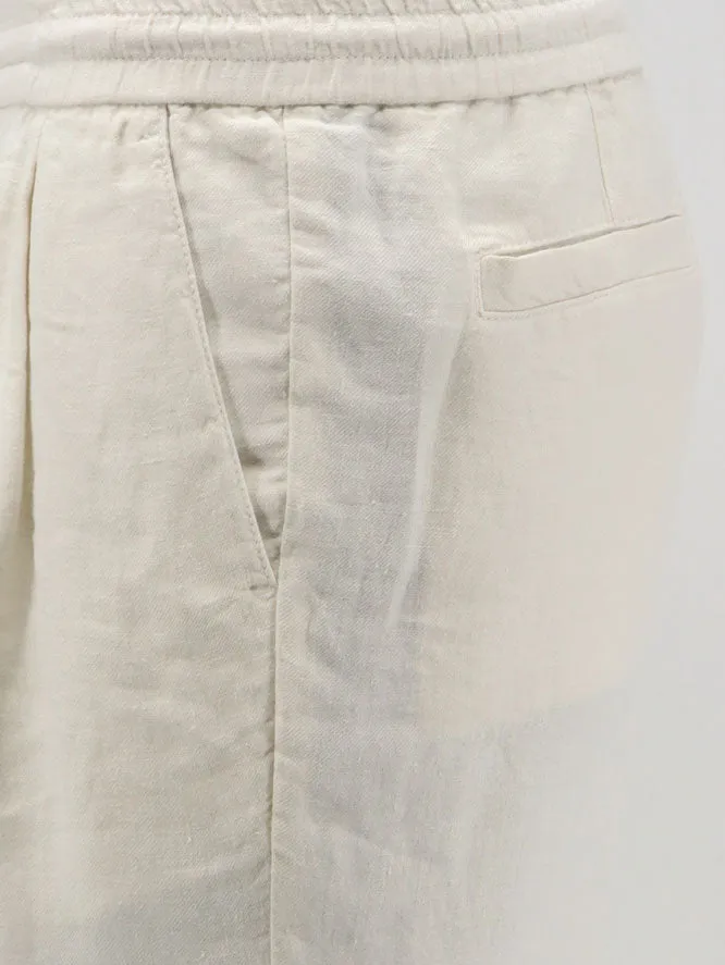 Linen Bermuda Shorts With Drawstring sold by Wanan Luxury product image thumbnail 3