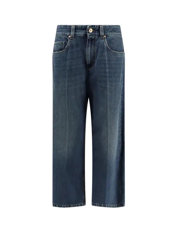 The Contemporary Square Jeans made by Brunello Cucinelli