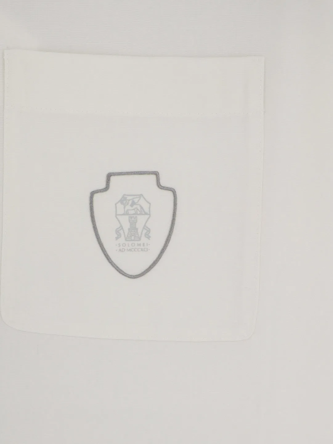 Virgin Wool Polo Shirt With Front Logo Patch sold by Wanan Luxury product image thumbnail 3