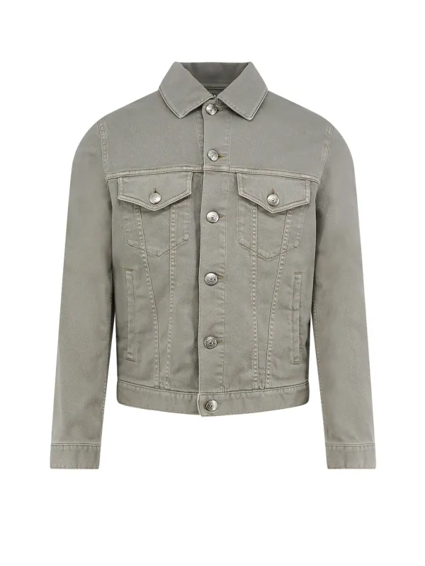 Grey Denim Jacket made by Brunello Cucinelli
