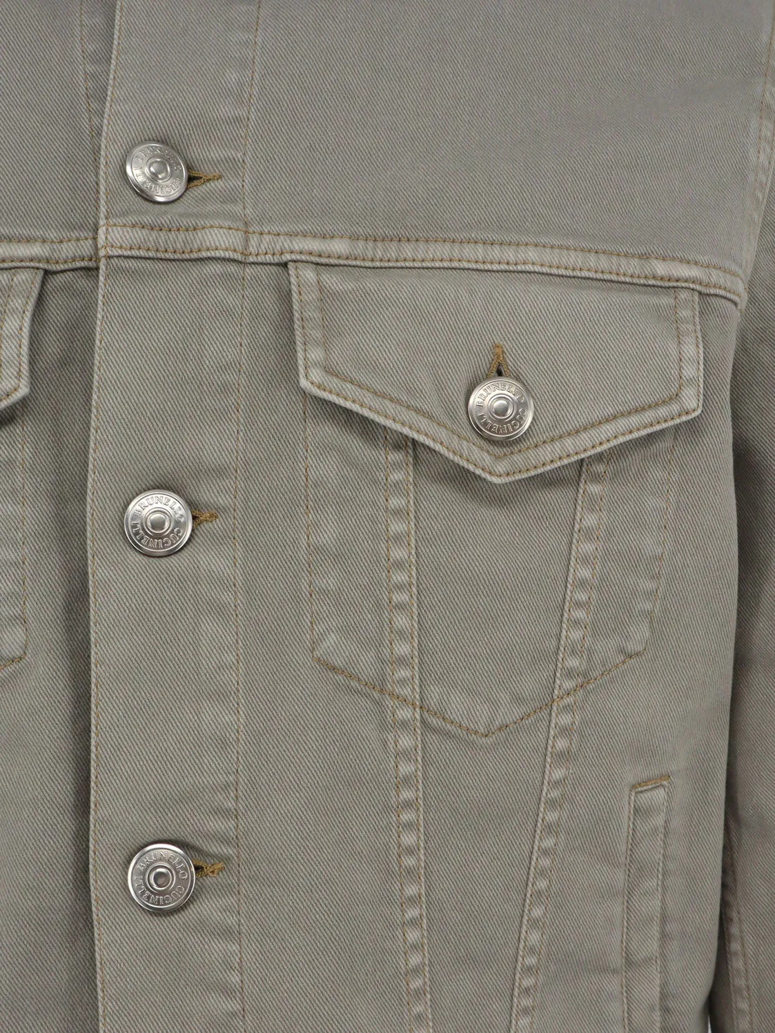 Grey Denim Jacket sold by Wanan Luxury product image thumbnail 3