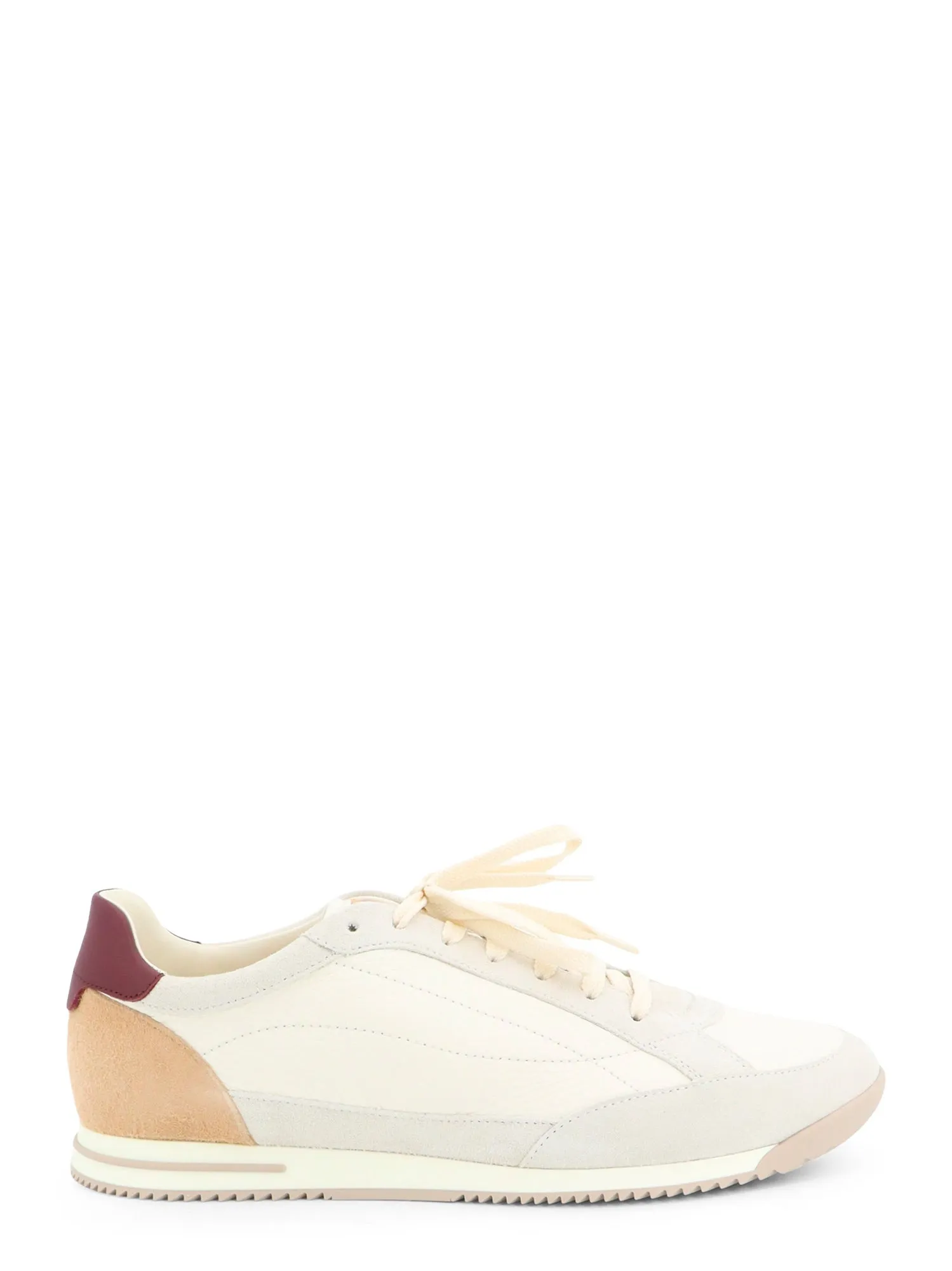 Leather Sneakers With Suede Inserts sold by Wanan Luxury