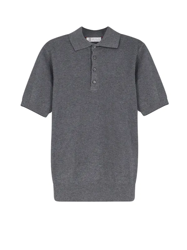 Cotton Polo Shirt made by Brunello Cucinelli