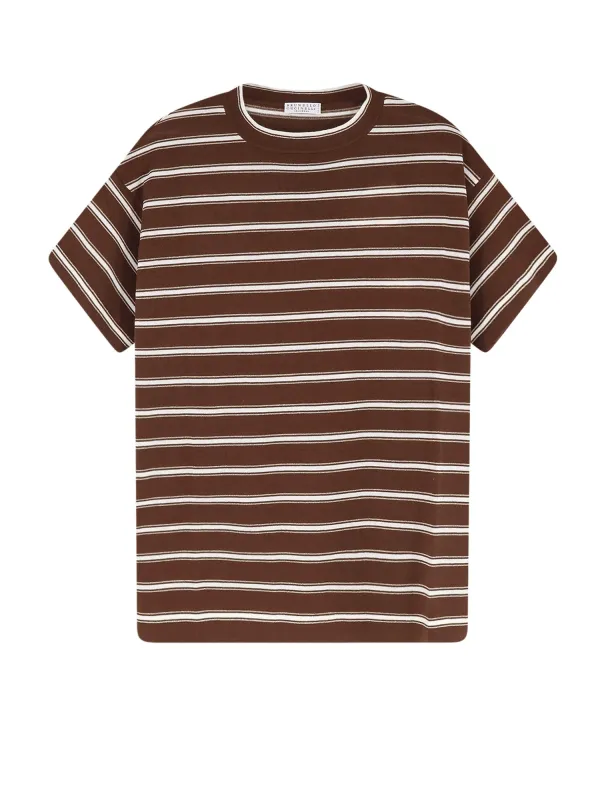 Virgin Wool And Cashmere Blend T-Shirt made by Brunello Cucinelli