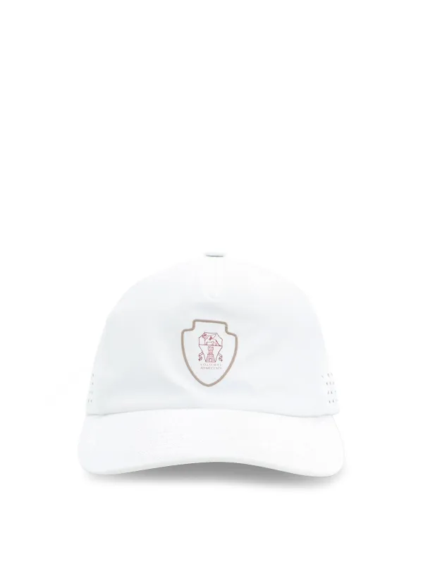 Nylon Hat With Logo On The Front made by Brunello Cucinelli