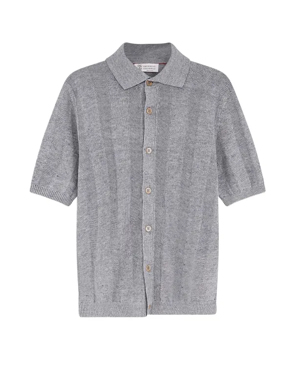 Linen And Cotton Blend Cardigan made by Brunello Cucinelli