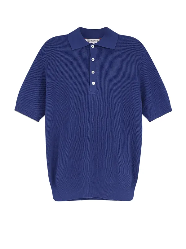 Cotton Polo Shirt made by Brunello Cucinelli