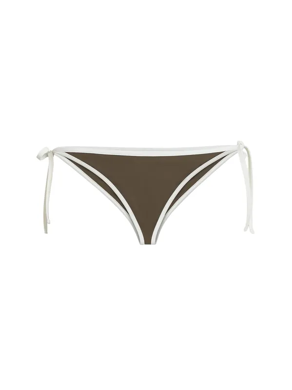 Nylon Bikini Bottoms With Contrasting Profiles made by Brunello Cucinelli