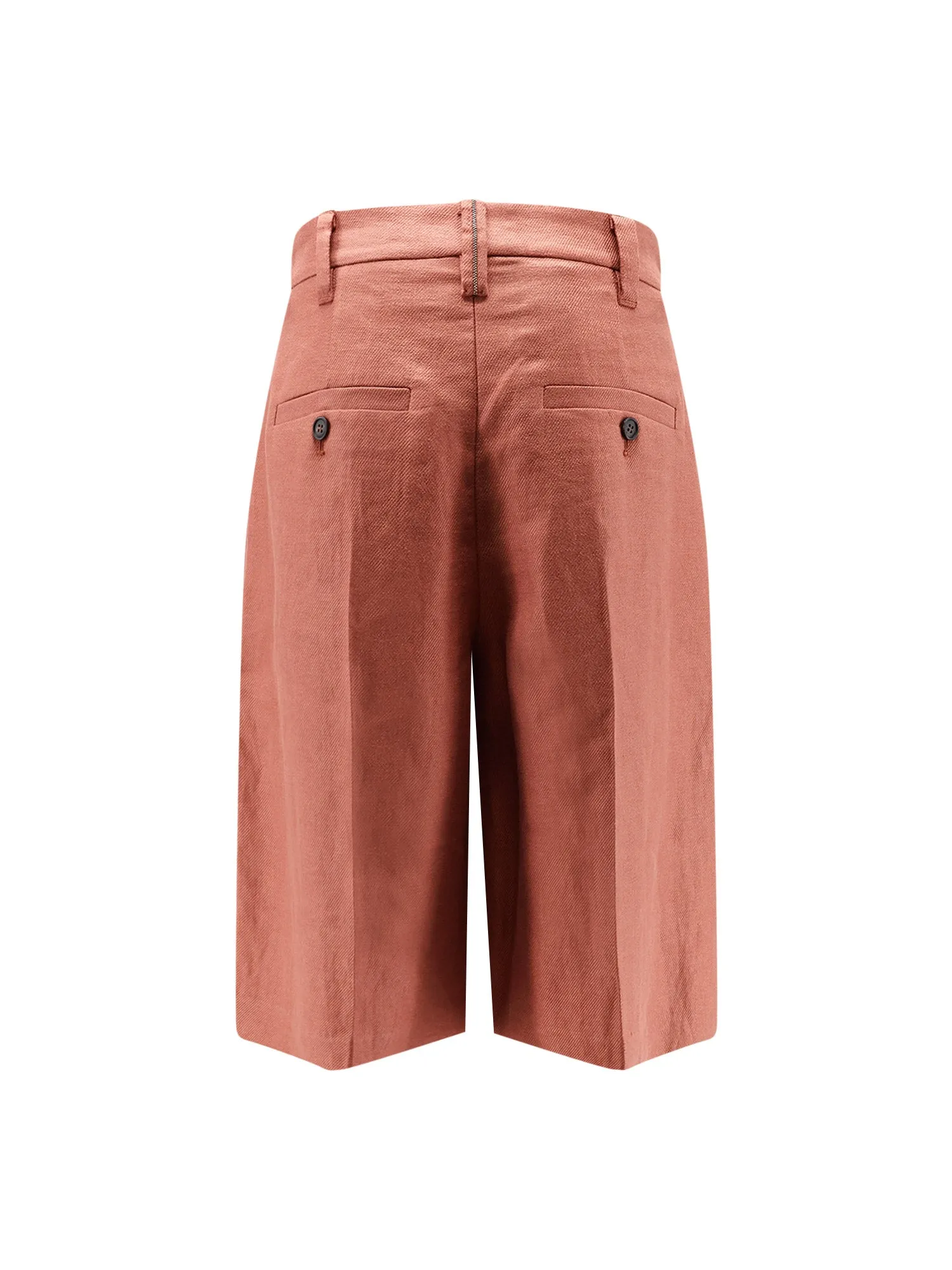 Linen Shorts With Monili Detail sold by Wanan Luxury product image thumbnail 2
