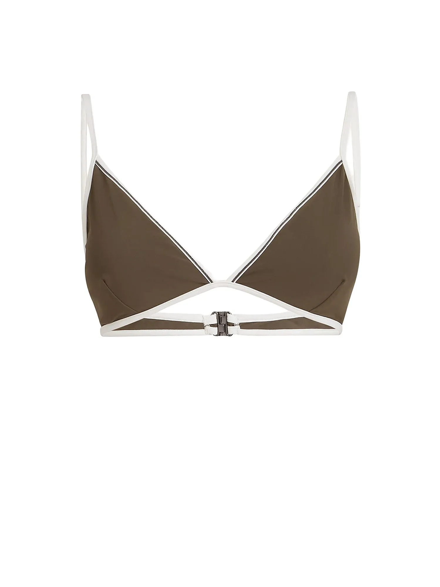 Nylon Bikini Top With Monile Details sold by Wanan Luxury