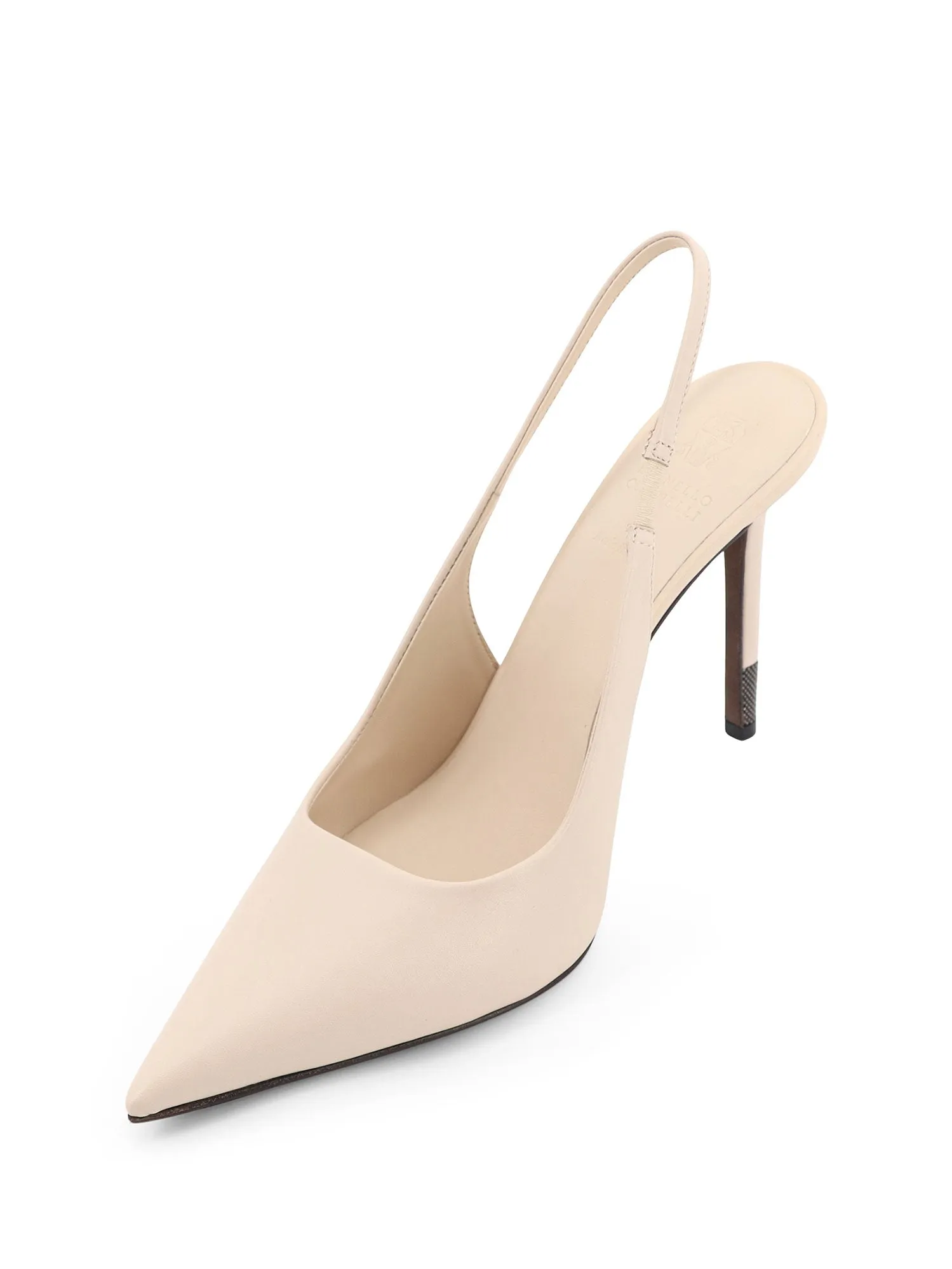 Leather Pumps With Monili Detail On The Heel sold by Wanan Luxury product image thumbnail 4