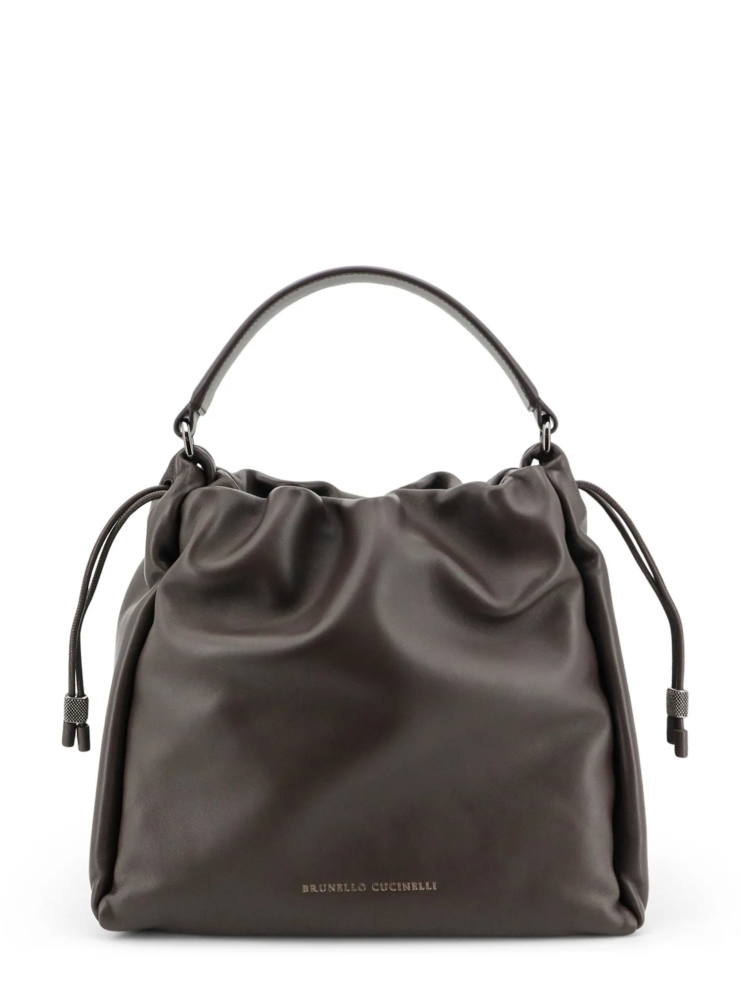 Bucket Mellow Leather Shoulder Bag sold by Wanan Luxury