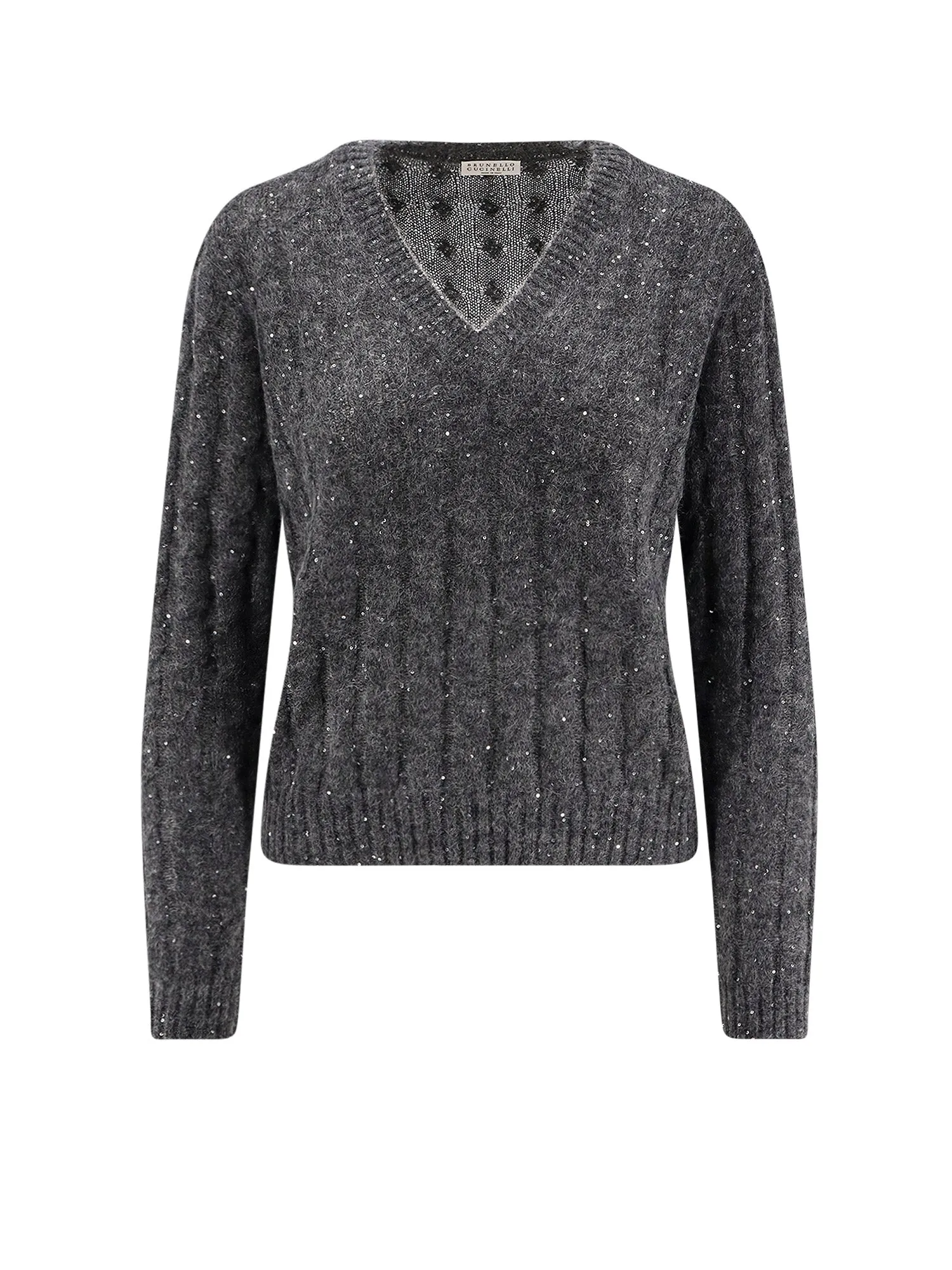 Wool Blend Sweater With All-Over Sequins sold by Wanan Luxury