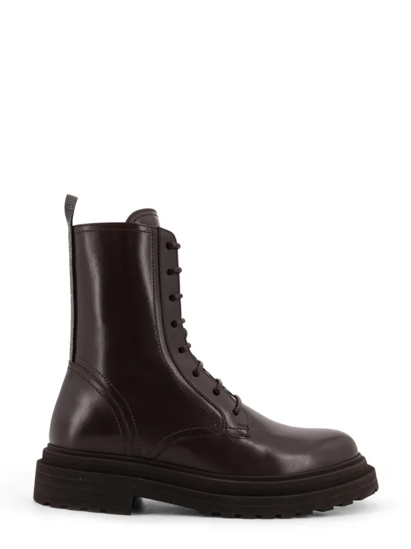 Leather Ankle Boots made by Brunello Cucinelli