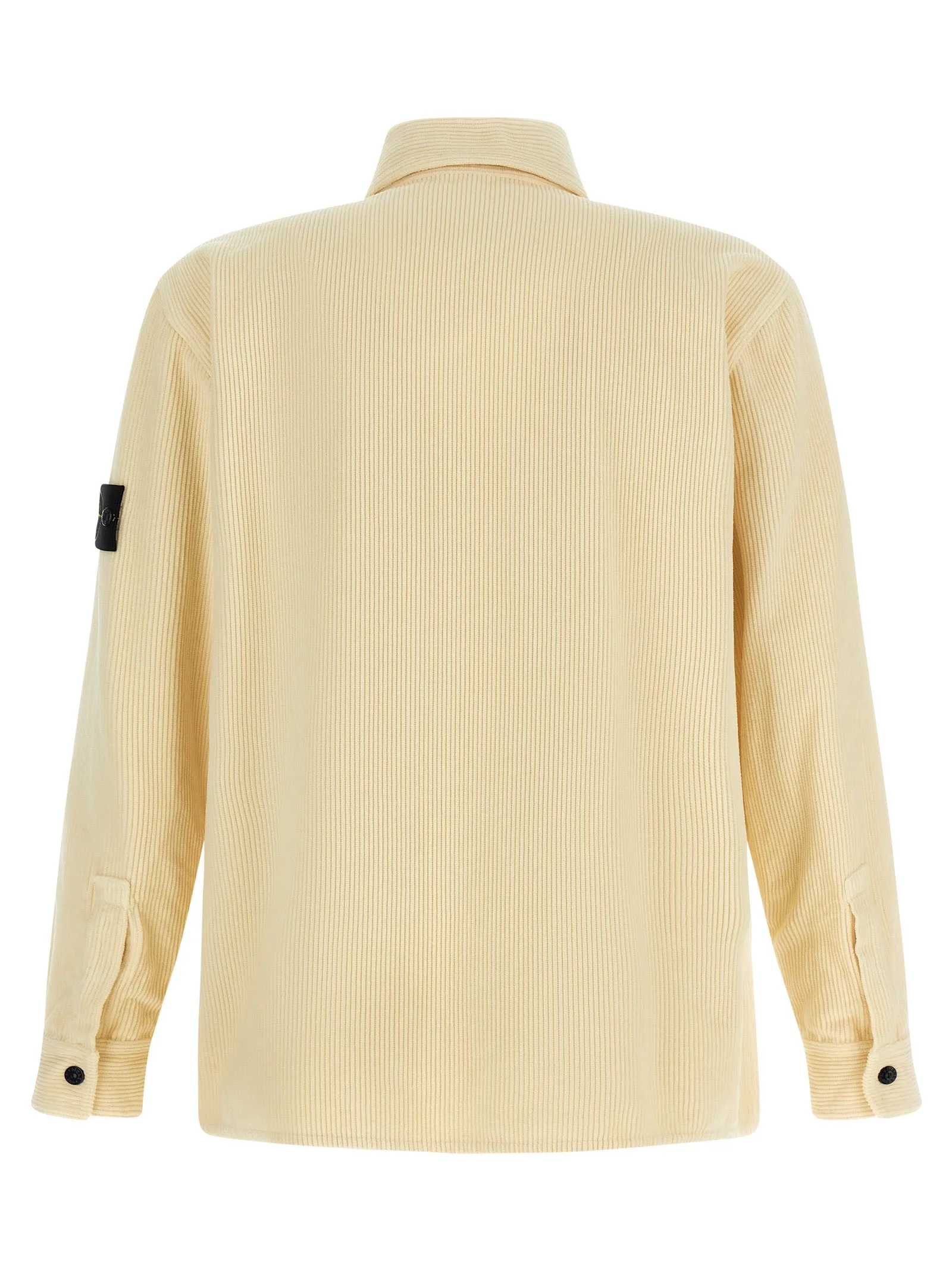 Ribbed Velvet Overshirt Shirt And Blouse Beige sold by Wanan Luxury product image thumbnail 2