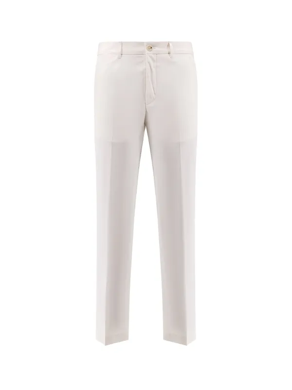 Cotton And Silk Trousers made by Hugo Boss