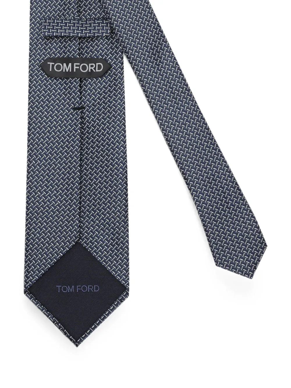 Geometric Pattern Silk Tie sold by Wanan Luxury product image thumbnail 2