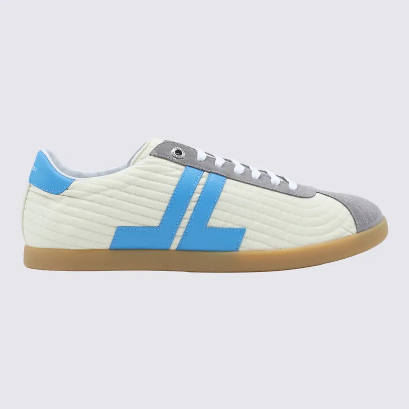 Sneakers Ecru/Light Blue made by Lanvin