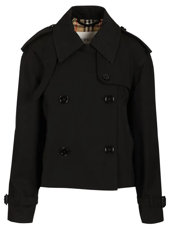 Mayfair Trench Jacket Black made by Burberry