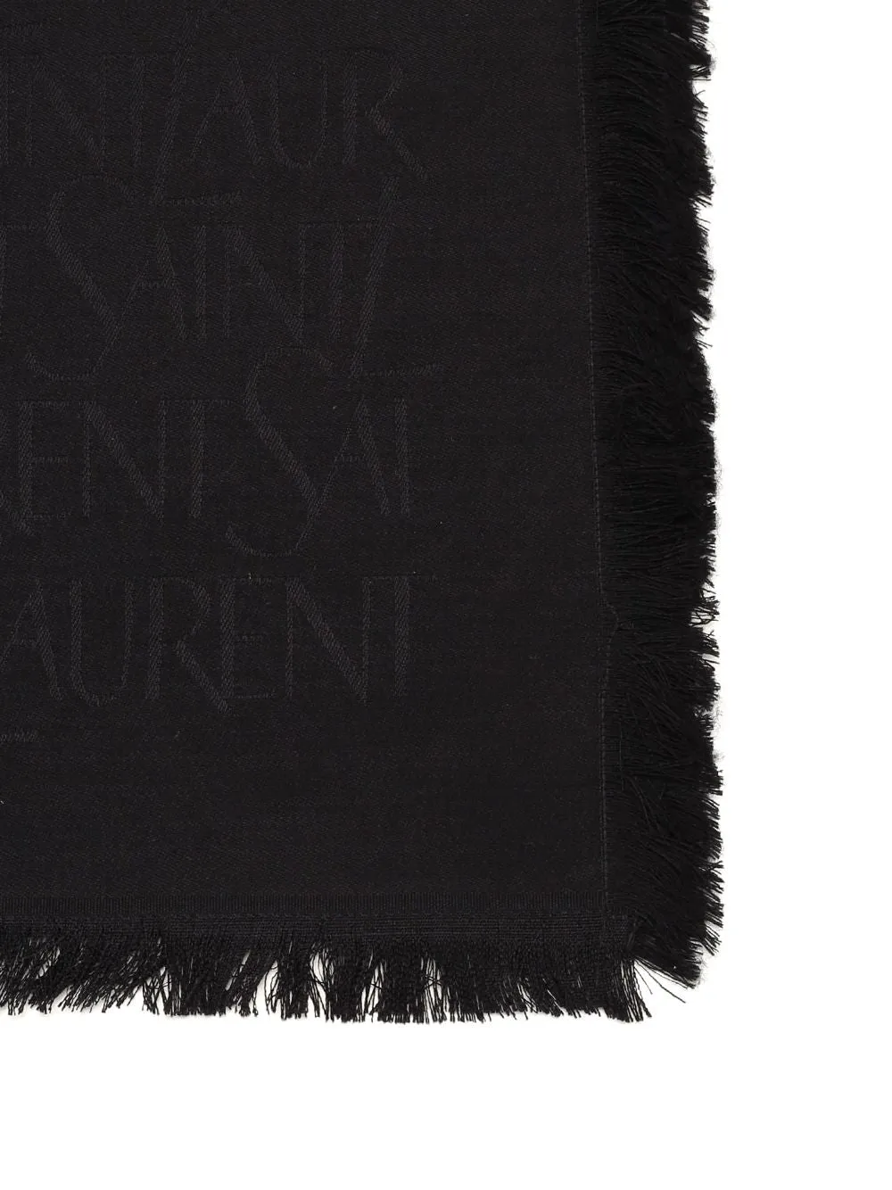 Monogram Ysl Jacquard Scarf Scarves And Foulards Black sold by Wanan Luxury product image thumbnail 2
