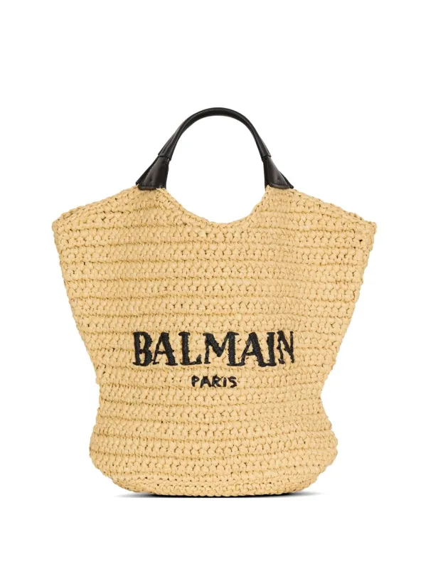 Crochet Mini Cabas Bag made by Balmain