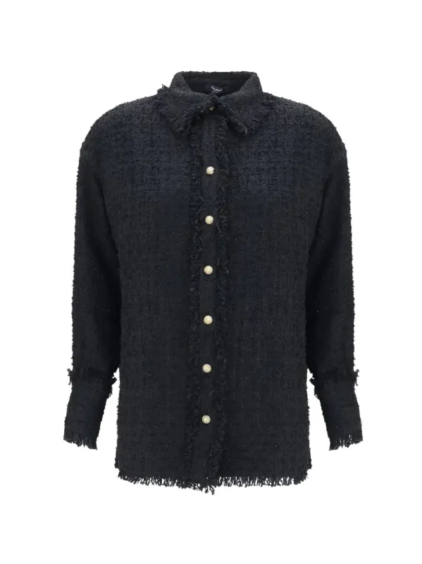 Tweed Overshirt made by Balmain