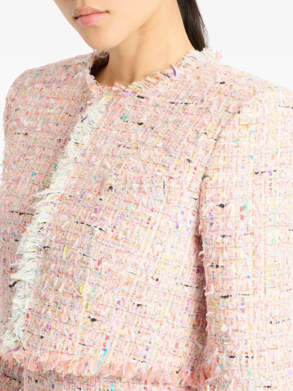 Tweed Cropped Jacket sold by Wanan Luxury product image thumbnail 4