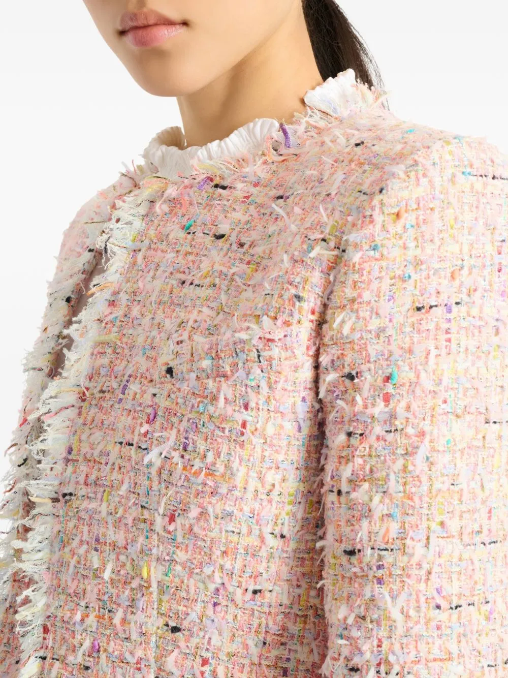 Tweed Cropped Jacket sold by Wanan Luxury product image thumbnail 5