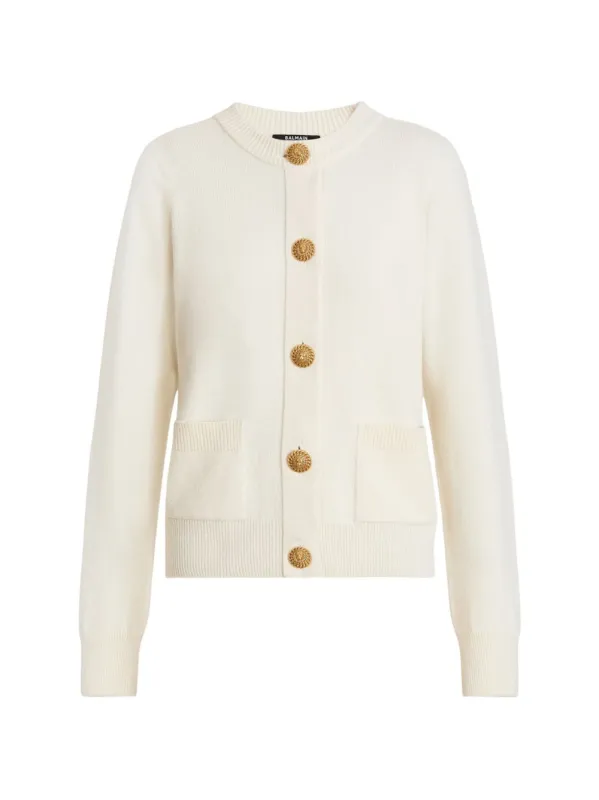 Cashmere Cardigan made by Balmain
