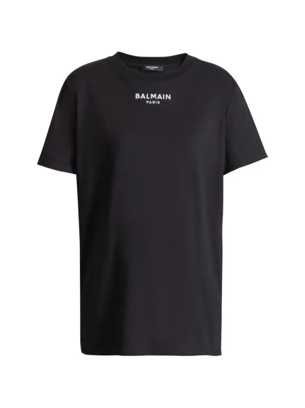 Logo Cotton T-Shirt made by Balmain