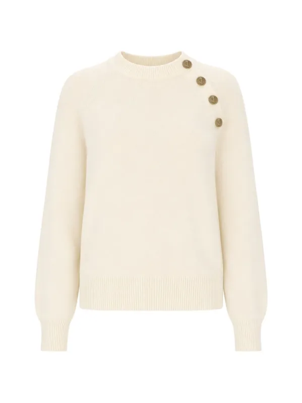 Cashmere Crewneck Sweater made by Balmain