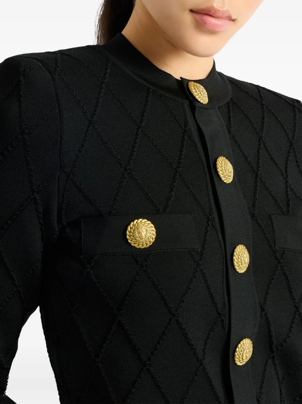 Cropped Cardigan sold by Wanan Luxury product image thumbnail 4